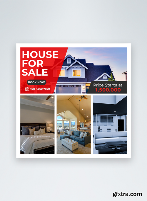 real estate sale social media post design