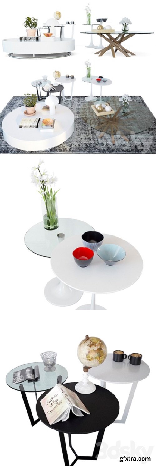 Set coffee tables Sattelan Italia 2