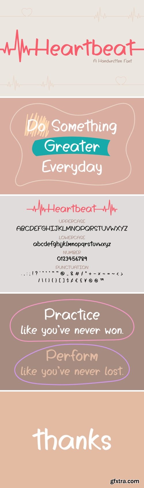 Heartbeat Font