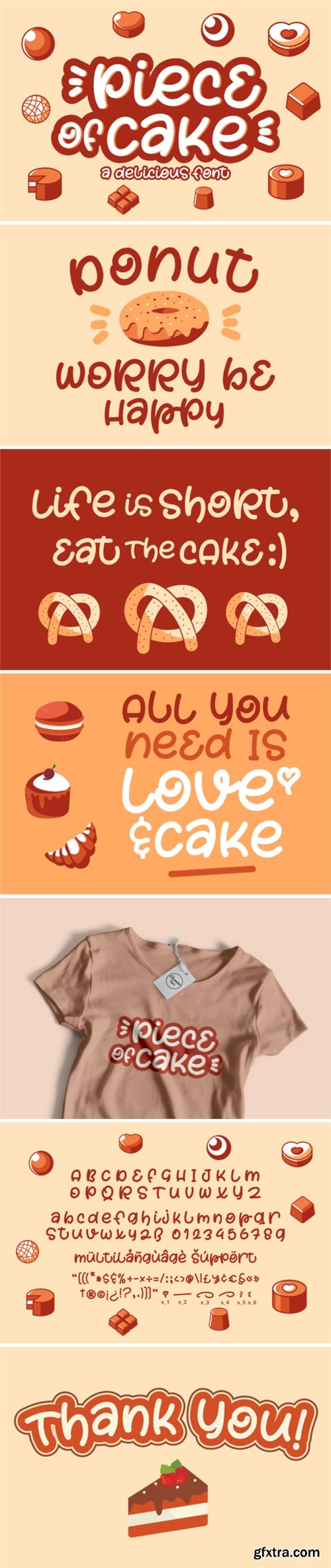 Piece of Cake Font