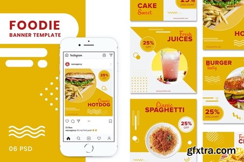 Food Instagram Banner Templates