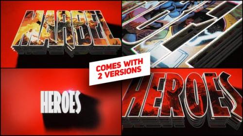 Videohive - Heroes Logo Intro