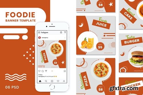 Foody Banners Social Media Post Templates