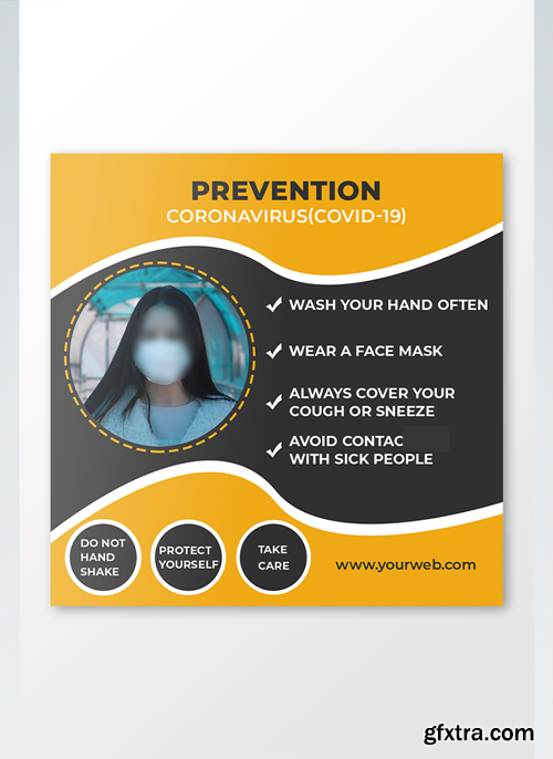 coronavirus prevention social media post