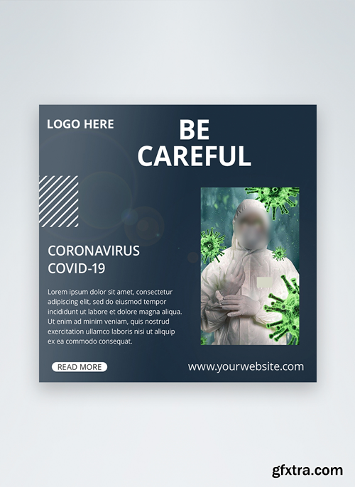 coronavirus be careful social media post