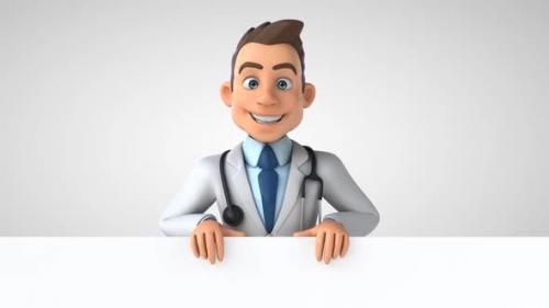 Videohive - 10 cartoon doctors