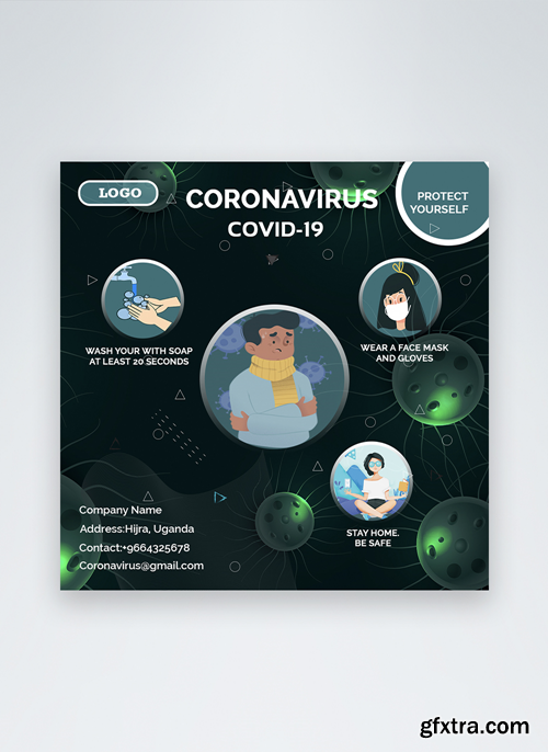 coronavirus social media banner