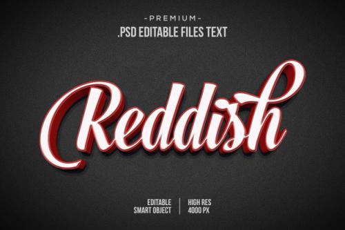 Reddish Editable Text Effect, Abstract Digital Technology Modern Alphabet Fonts, Speed Automotive Racing Sports Text Premium PSD