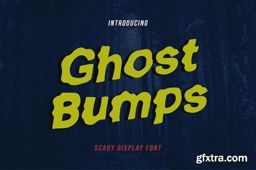 CM - GhostBumps - Scary Display Font RG 4852738