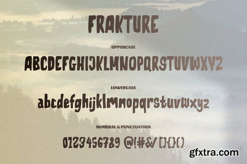 Frakture - The Wild Forest Font