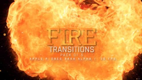 Videohive - Fire Transition