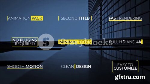 Videoblocks - Minimal Elegant Title Animation Pack | After Effects