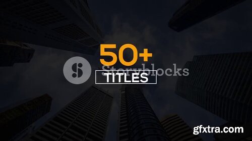 Videoblocks - 50+ Minimal and Elegant Titles Animation Pack | After Effects