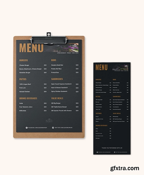 Burger-Flyer-Menu-Template