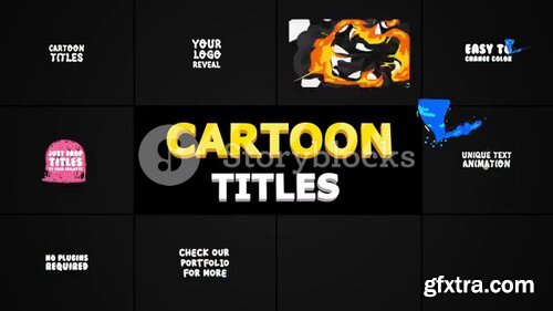Videoblocks - Cartoon Titles Pack | After Effects