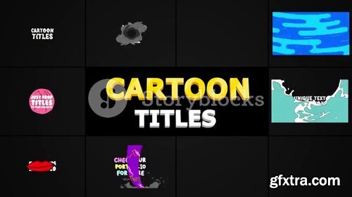 Videoblocks - Cartoon Titles Pack | After Effects