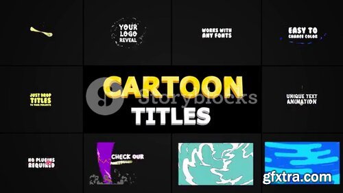 Videoblocks - Cartoon Titles Pack | After Effects
