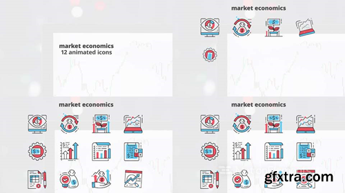 me14680930-market-economics-flat-animation-icons-montage-poster