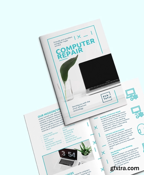 Sample-Computer-Repair-Shop-Bi-Fold-Brochure-Template