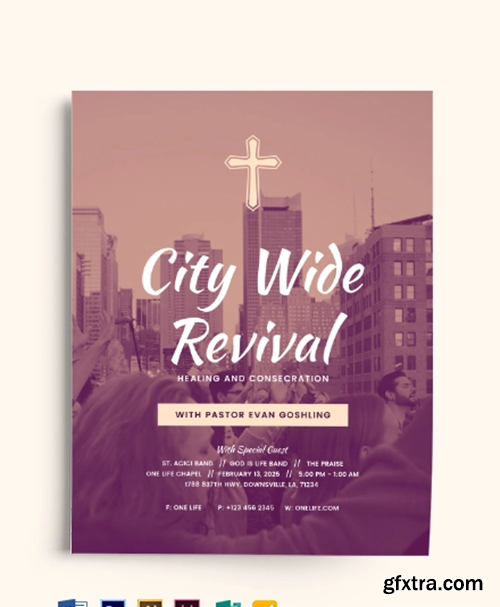 City-Wide-Revival-Church-Flyer-Template