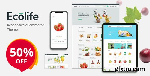 ThemeForest - Ecolife v1.0 - Organic, Food, Cosmetic & Multipurpose Opencart Theme - 26486472