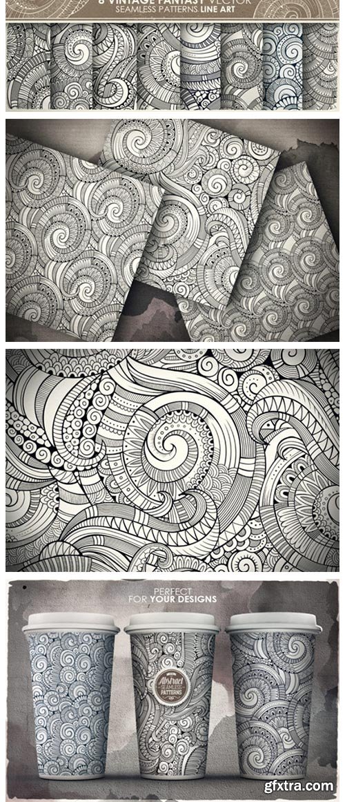 Spiral Seamless Patterns 3975120