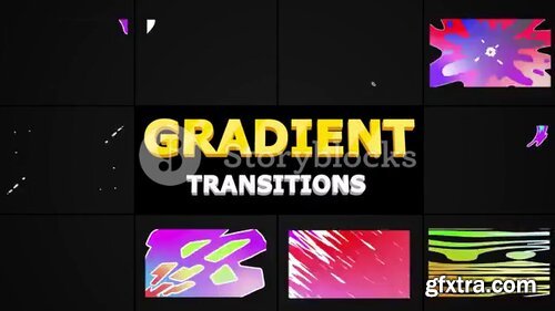 Videoblocks - Gradient Transitions Pack | After Effects