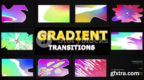 Videoblocks - Gradient Transitions Pack | After Effects