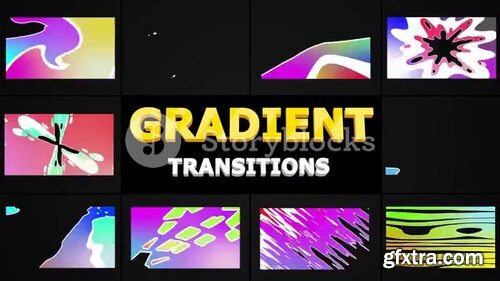 Videoblocks - Gradient Transitions Pack | After Effects