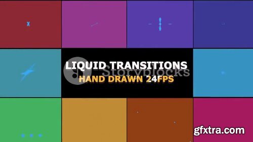 Videoblocks - Liquid Transitions Pack | After Effects