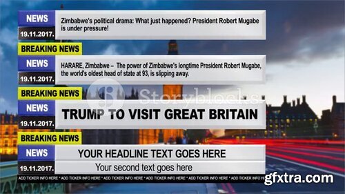 Videoblocks - Modern Breaking News Graphic Pack | After Effects