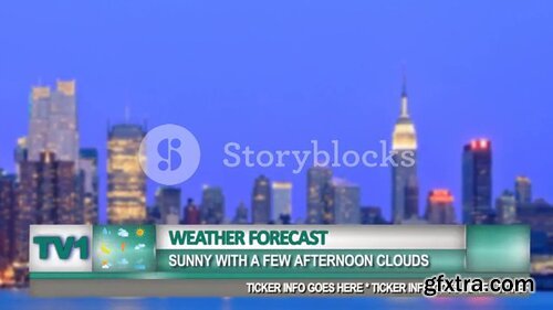 Videoblocks - News Weather And Sport Lower Third Pack | After Effects