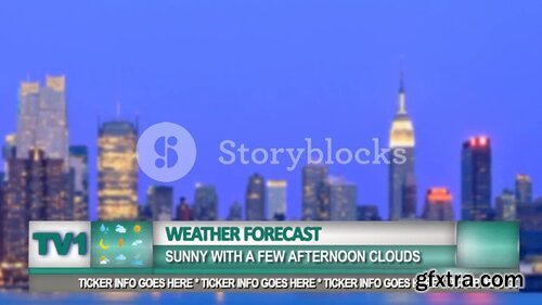 Videoblocks - News Weather And Sport Lower Third Pack | After Effects