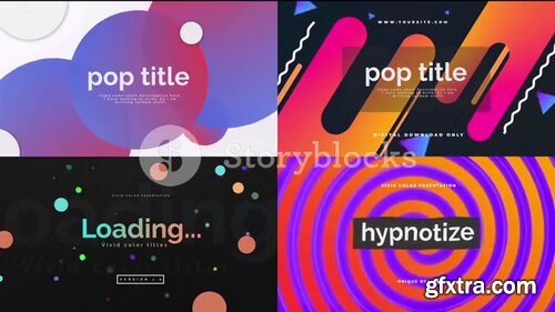 Videoblocks - Pop Titles Pack | After Effects