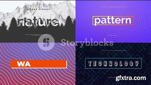 Videoblocks - Pop Titles Pack | After Effects