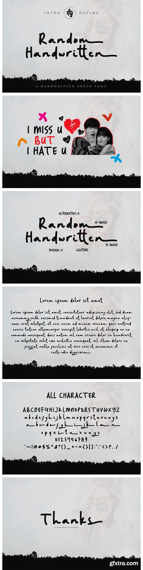 Random Handwritten Font