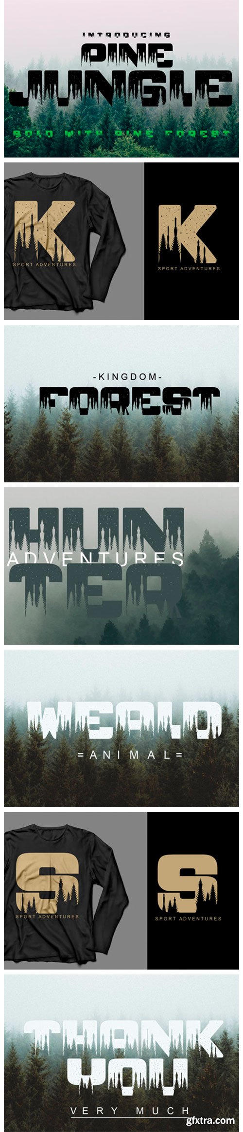 Pine Jungle Font