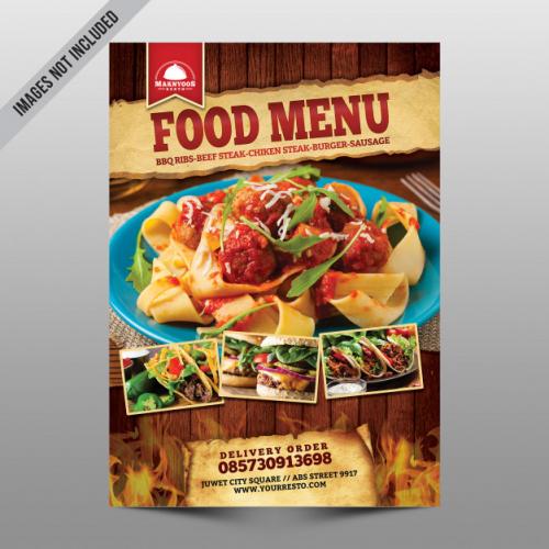 Food Menu Premium PSD