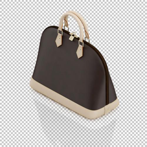 Isometric Female Bag Premium PSD