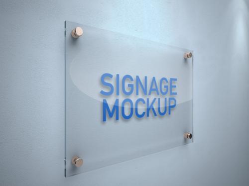 Signage-board-mockup Premium PSD