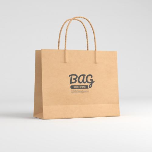 Paper Bag Mockup Premium PSD