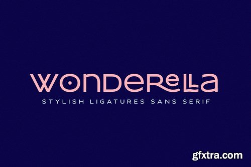 Wonderella - Stylish Ligatures Sans