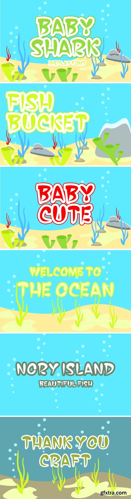 Baby Shark Font