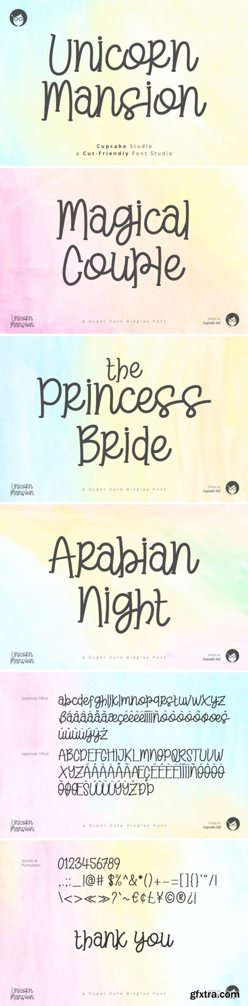 AL Unicorn Mansion Font