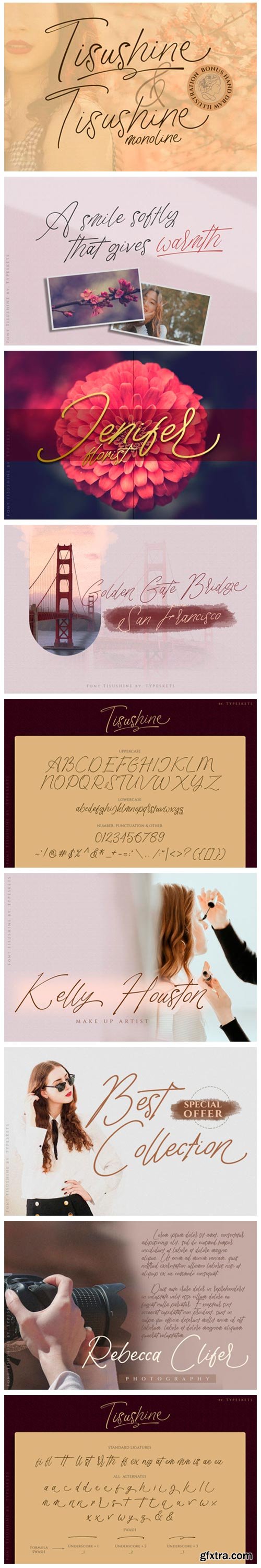 Tisushine Font