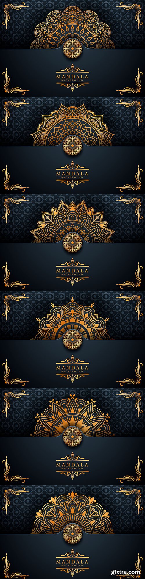 Mandala luxury elegant Ramadan style background
