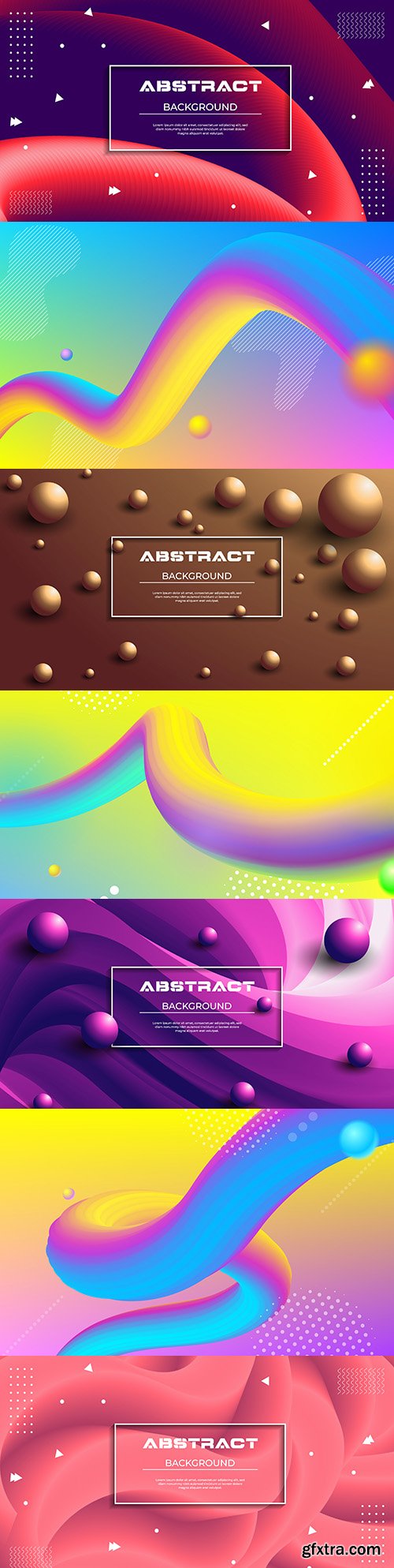 Fashion and abstract color gradient 3d background
