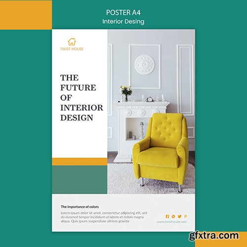 Poster for interior design 