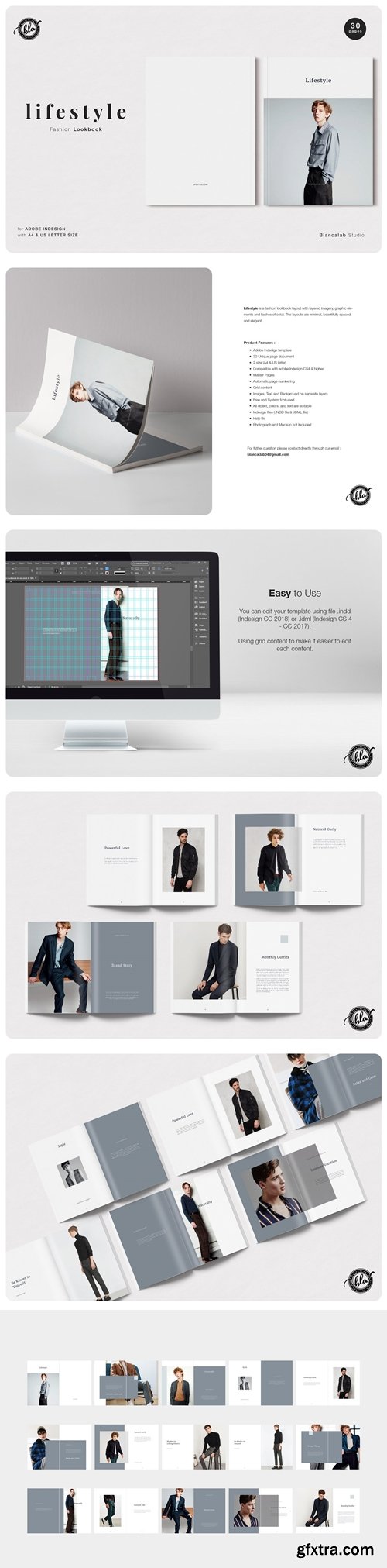 CreativeMarket - LIFESTYLE Fasion Lookbook 3692099