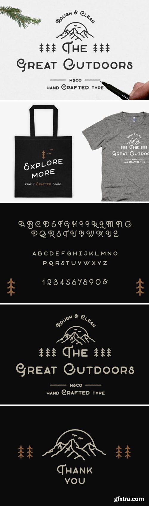 The Great Outdoors Font